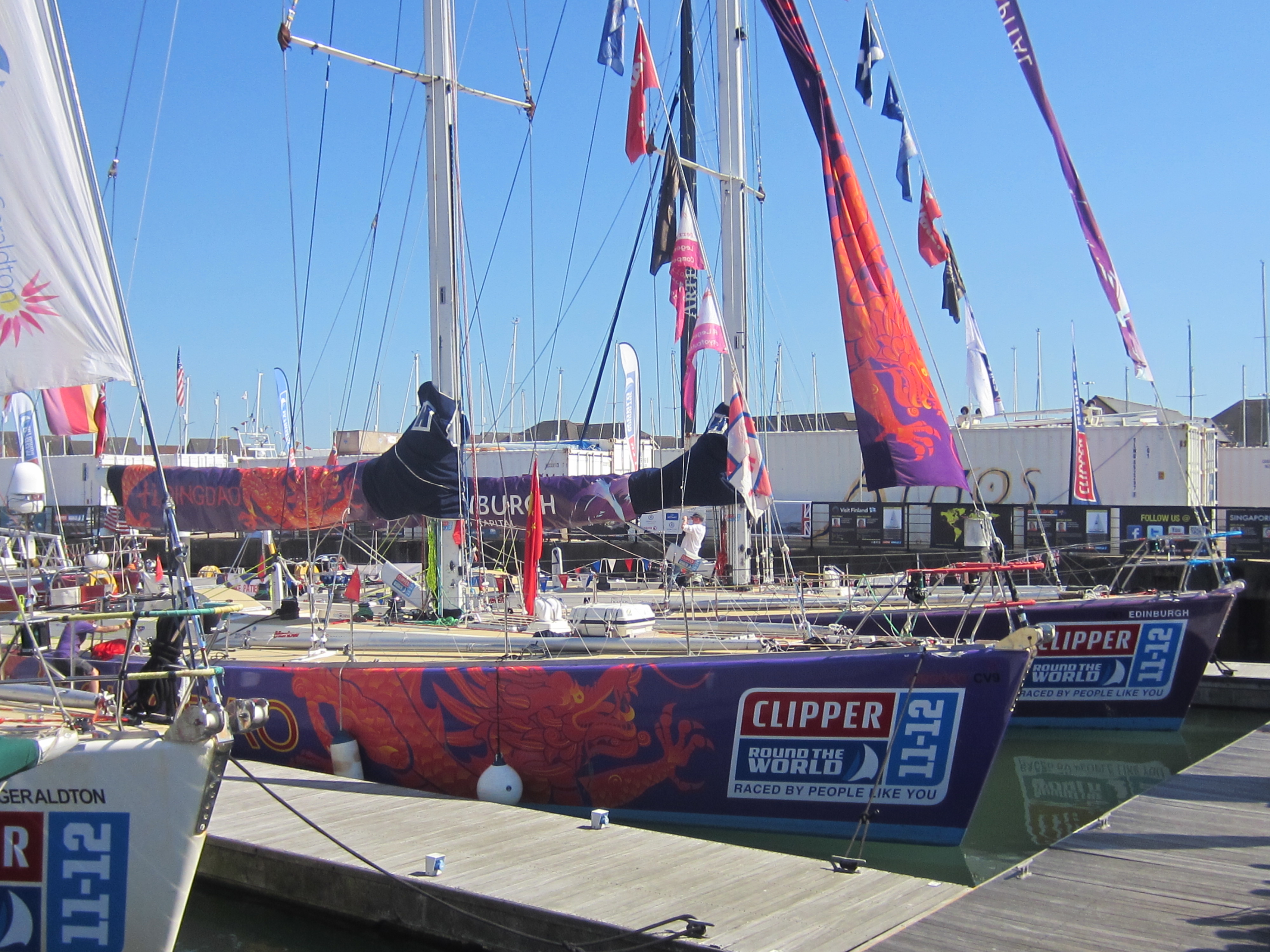 Clipper 11-12 Race Finish