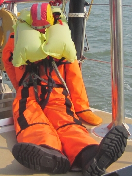 Miller - our Man Overboard dummy