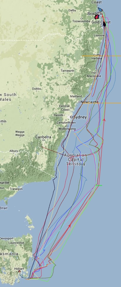 Leg 4, Race 7, Hobart, Tasmania to Brisbane, Australia