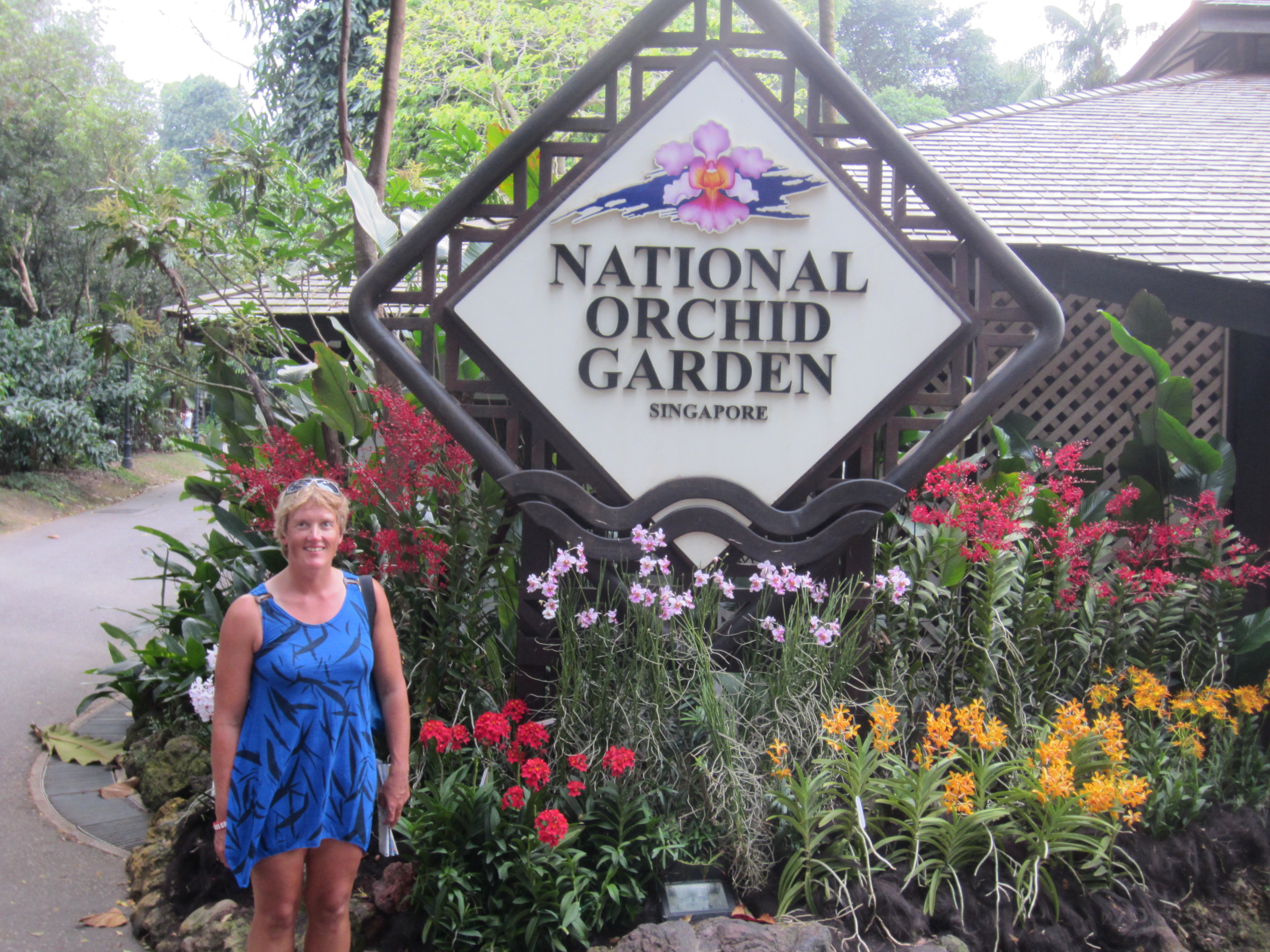 Outside National Orchid Garden